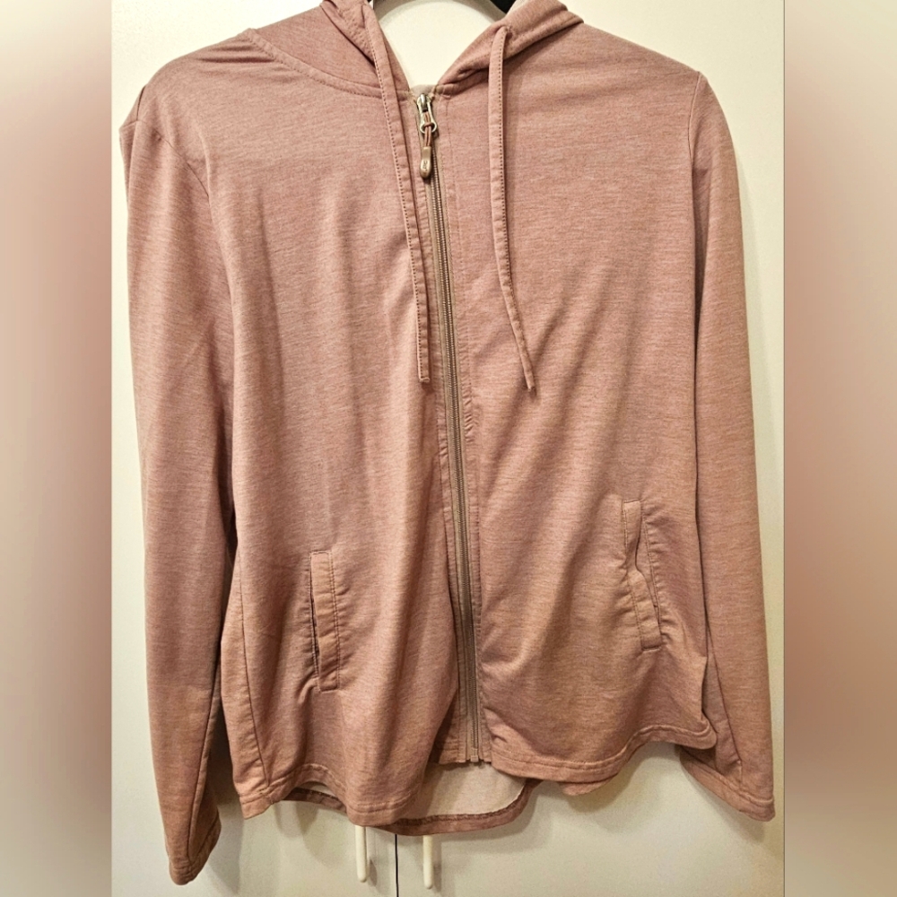 32-degree cool women's pink long sleeve full zip hoodie Jacket Size M Woman's.